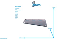 RETAINER - 5061532840 suitable for MTU engines