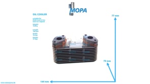 OIL COOLER - 51056010084 suitable for MAN D-engines