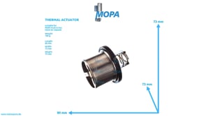 THERMOSTATEINSATZ - 51064010045 passend für MAN D Motoren