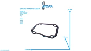 EXHAUST MANIFOLD GASKET - 51089010301 suitable for MAN D engines