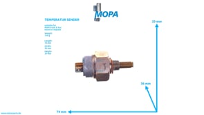 TEMPERATUR SENDER - 51274200077 suitable for MAN D engines