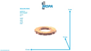 SEALING RING - 51987010139 suitable for MAN D-engines