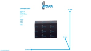 DAMPER STRIP - 5500780938 suitable for MTU engines