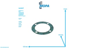 GASKET - 5552031780 suitable for MTU engines GASKET - 5552031780 suitable for MTU engines