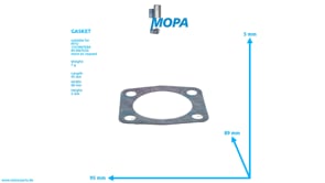GASKET - 5592032680 suitable for MTU engines GASKET - 5592032680 suitable for MTU engines