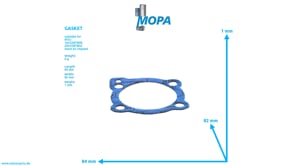 GASKET - 5601870380 suitable for MTU engines