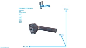 PRESSURE PIPE NECK - 5800100177 suitable for MTU engines PRESSURE PIPE NECK - 5800100177 suitable for MTU engines