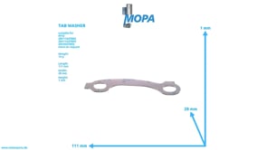 SICHERUNGSBLECH - 5800150073 passend für MTU Motoren