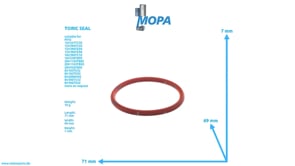 TORIC SEAL - 700429060000 suitable for MTU engines TORIC SEAL - 700429060000 suitable for MTU engines