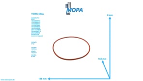 TORIC SEAL - 700429160000 suitable for MTU engines