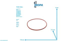 RUNDDICHTRING - 700429166000 passend für MTU Motoren