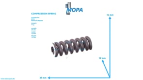DRUCKFEDER - 0000170517 passend für MTU Motoren