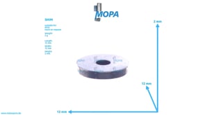 SHIM - 0000175152 suitable for MTU engines