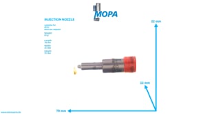 EINSPRITZDUESE - 0000176012 passend für MTU Motoren