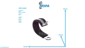 PIPE CLAMP - 0009957101 suitable for MTU engines PIPE CLAMP - 0009957101 suitable for MTU engines