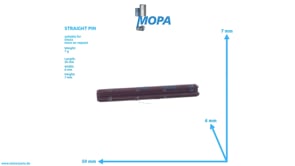 STRAIGHT PIN - 01115461 suitable for Deutz engines