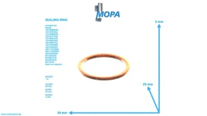 SEALING RING - 01118748 suitable for Deutz engines