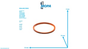 SEALING RING - 01118774 suitable for Deutz engines