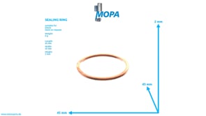 SEALING RING - 01118816 suitable for Deutz engines