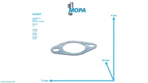GASKET - 01120818 suitable for Deutz engines