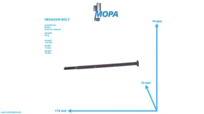 HEXAGON BOLT - 01126980 suitable for Deutz engines