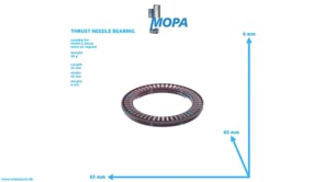 THRUST NEEDLE BEARING - 01163315 suitable for MWM & Deutz engines