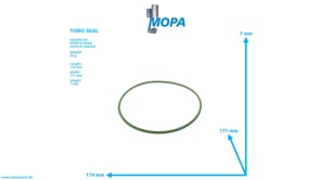 TORIC SEAL - 01181165 suitable for MWM & Deutz engines