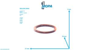 SEALING RING - 01235286 suitable for Deutz engines