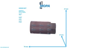UNION NUT - 02092636 suitable for MWM & Deutz engines