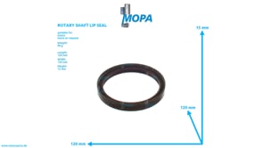 ROTARY SHAFT LIP SEAL - 02421819 suitable for Deutz engines