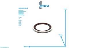 SEALING RING - 06566310112 suitable for MAN D engines