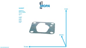 GASKET - 12029814 suitable for MWM & Deutz engines