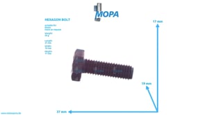 HEXAGON BOLT - 12156855 suitable for Deutz engines