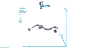 KRAFTSTOFFLEITUNG - 20759475 passend für Volvo/Volvo Penta Motoren