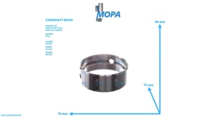 CAMSHAFT BUSH - 51044100121 suitable for MAN D engines CAMSHAFT BUSH - 51044100121 suitable for MAN D engines