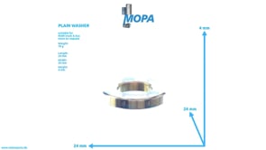 PLAIN WASHER - 51907100623 suitable for MAN D engines