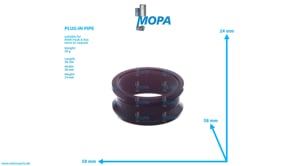 PLUG-IN PIPE - 51981820009 suitable for MAN D-engines