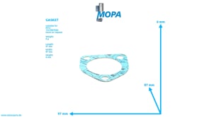 GASKET - 5582031880 suitable for MTU engines