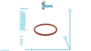 TORIC SEAL - 700429070000 suitable for MTU engines TORIC SEAL - 700429070000 suitable for MTU engines