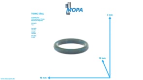 TORIC SEAL - 968757 suitable for Volvo/Volvo Penta engines