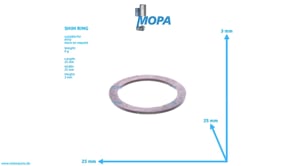 PASSSCHEIBE - 000988019006 passend für MTU Motoren