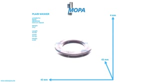 WASHER - 01107130 suitable for Deutz engines