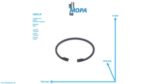 CIRCLIP - 01107867 suitable for Deutz engines