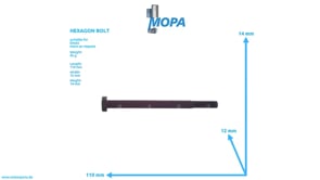 HEXAGON BOLT - 01111209 suitable for Deutz engines