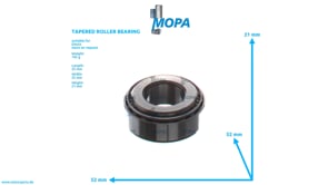 TAPERED ROLLER BEARING - 01130641 suitable for Deutz engines TAPERED ROLLER BEARING - 01130641 suitable for Deutz engines