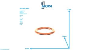 SEALING RING - 01143599 suitable for Deutz engines