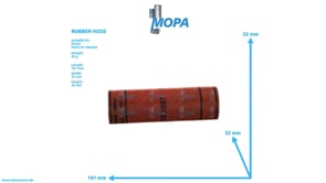RUBBER HOSE - 01181067 suitable for Deutz engines