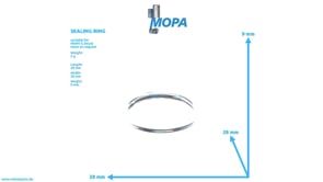 SEALING RING - 01181239 suitable for MWM & Deutz engines