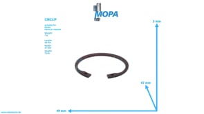 SICHERUNGSRING - 01214661 passend für Deutz Motoren SICHERUNGSRING - 01214661 passend für Deutz Motoren