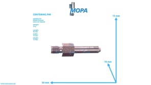 CENTERING PIN - 02048812 suitable for MWM & Deutz engines CENTERING PIN - 02048812 suitable for MWM & Deutz engines